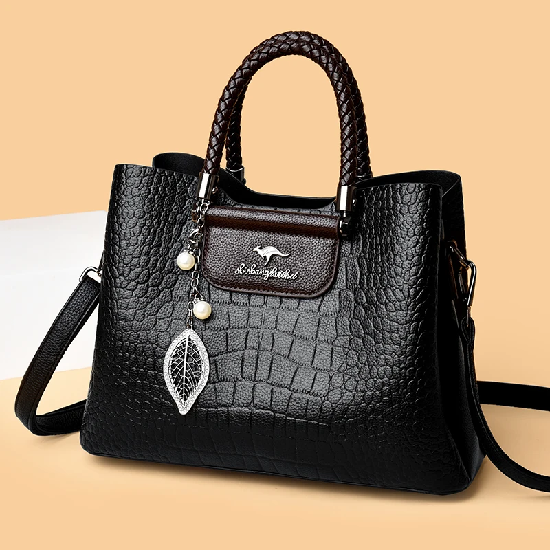 

2025 New Luxury Designer Women's Handbag Fashion Trend Female Shoulder Bag Simple Retro Girl's Shopping Bolsas Wallet Sac A Main