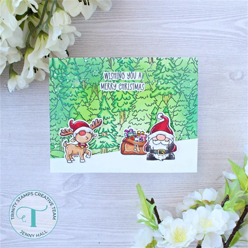 Troqueles de corte sentimientales de Feliz Navidad, gnomos, Halloween, sellos transparentes, álbum de recortes para hacer papel, marco de tarjetas, novedad de 2023