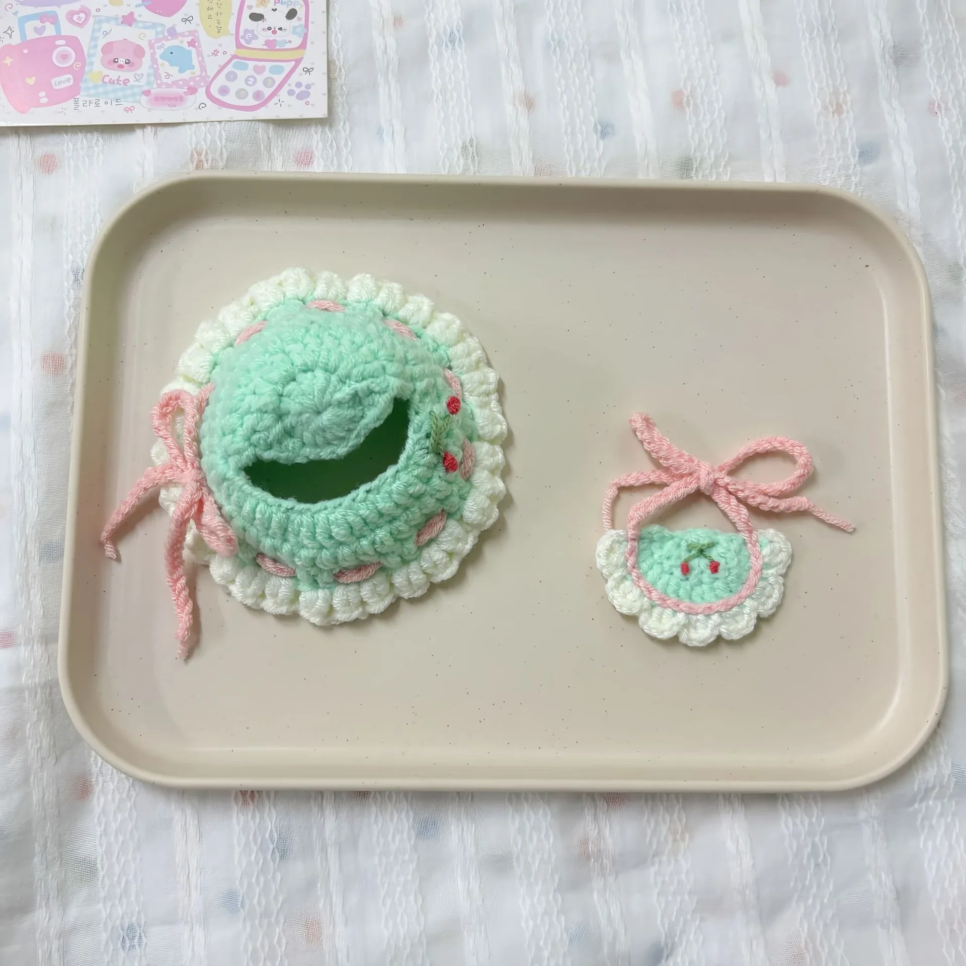 زي Labubu اللطيف مقاس 17 سم - ملابس مريلة قابلة للتعديل لـ Labubu، إكسسوارات أزياء المطبخ Kawaii (لا تتضمن دمية)