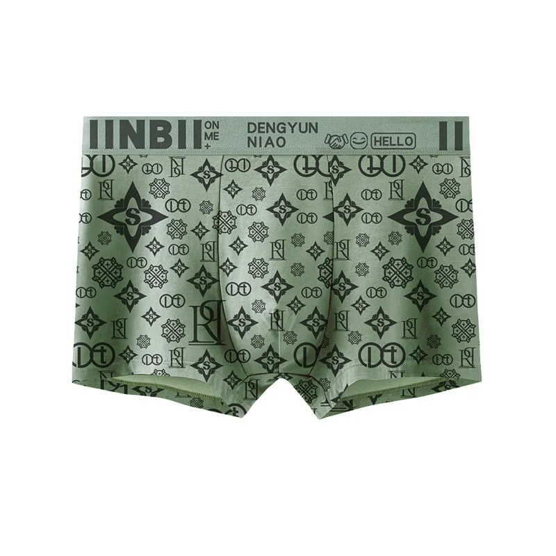 

6PCS Men's Underwear Men's Boxer Pants Printed Youth Breathable Boys' Boxer Shorts Men's Shorts