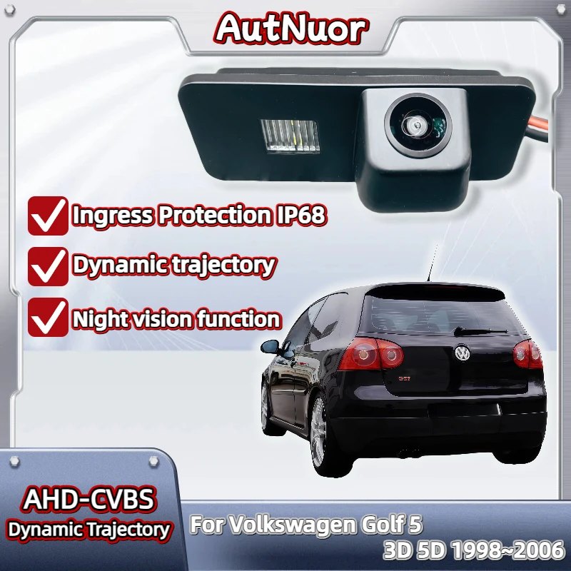 

Для Volkswagen Golf 5 3D 5D 1998 ~ 2006 HD камера заднего вида «рыбий глаз» CCD/камера ночного видения, резервная парковочная камера заднего вида