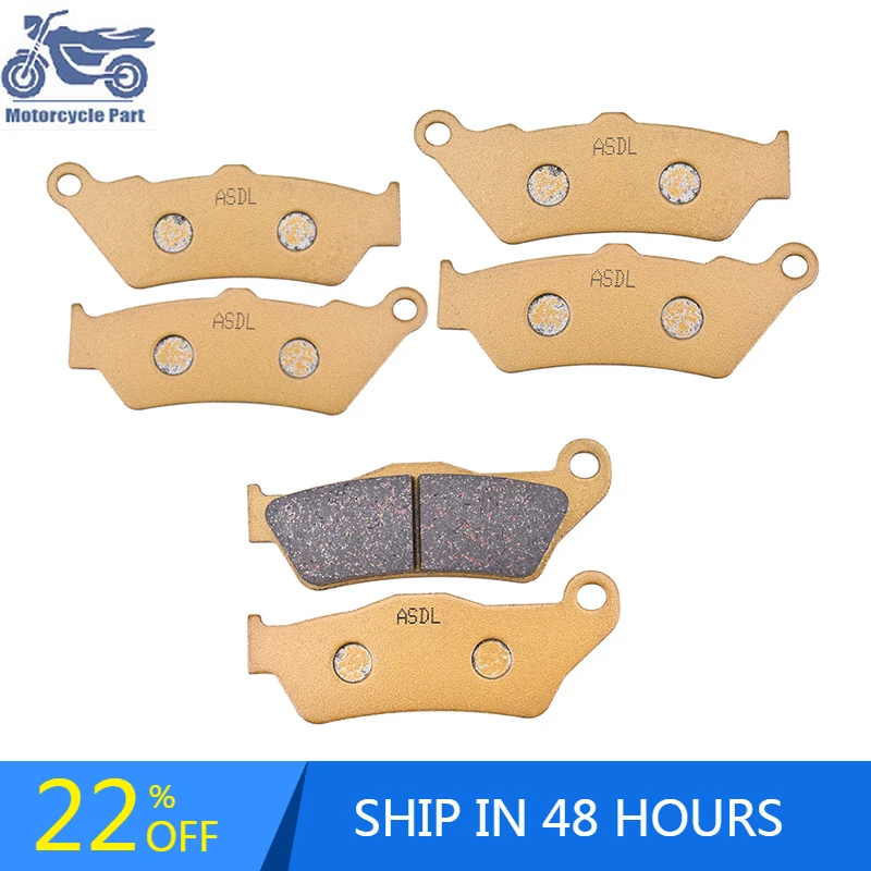 Motorcycle Front & Rear Brake Pads Disc Set For For KT/M 950 R Superenduro 06-2008 990 Adventure 06-08 990 Adventure R 2009-2012