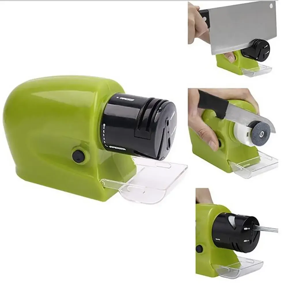 Electric Knife Sharpener Multifunctional Motorized Rotary Whetstone High-Speed Sharpening Professional Rotating Sharpening Stone