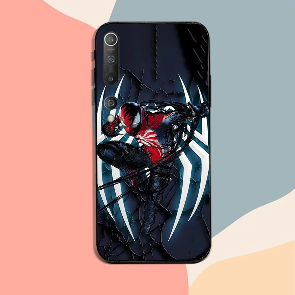 V-Venom Vs S-Spider-Man Phone Case For Xiaomi 11 Redmi Note 11 5G 8T 9A 9 10T Note8Pro Note9 12SUltra Black Case