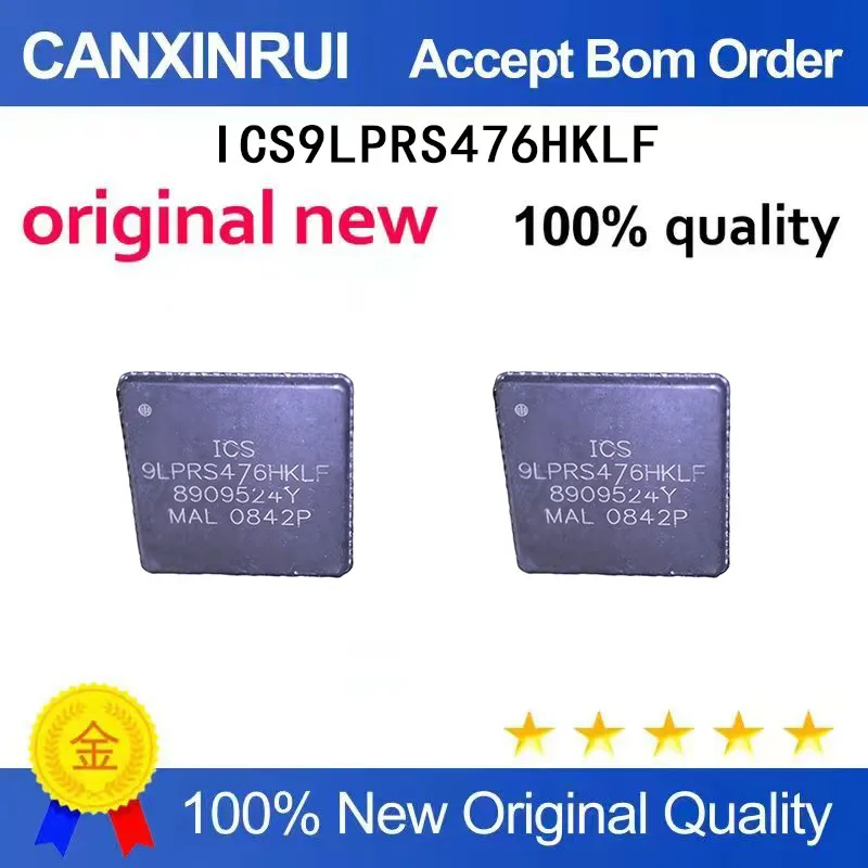 

(5-100 Pieces) New in stock ICS9LPRS476HKLF 9LPRS476HKLF Rounded and Right Angle