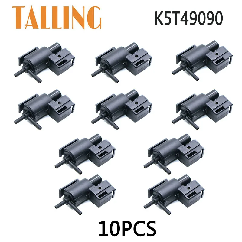 10Pcs K5T49090 Vacuum Switch Purge Solenoid Valve for Mazda 626 MX-6 MPV Protege 5 Millenia RX-8 1.3L R2 1992-2011 KL0118741