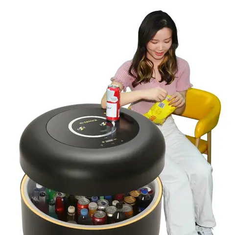 Best Quality Smart Luxury Coffee Touch Tables Refrigerator Mini Living Room Side Table Smart Coffee Table With Refrigerator