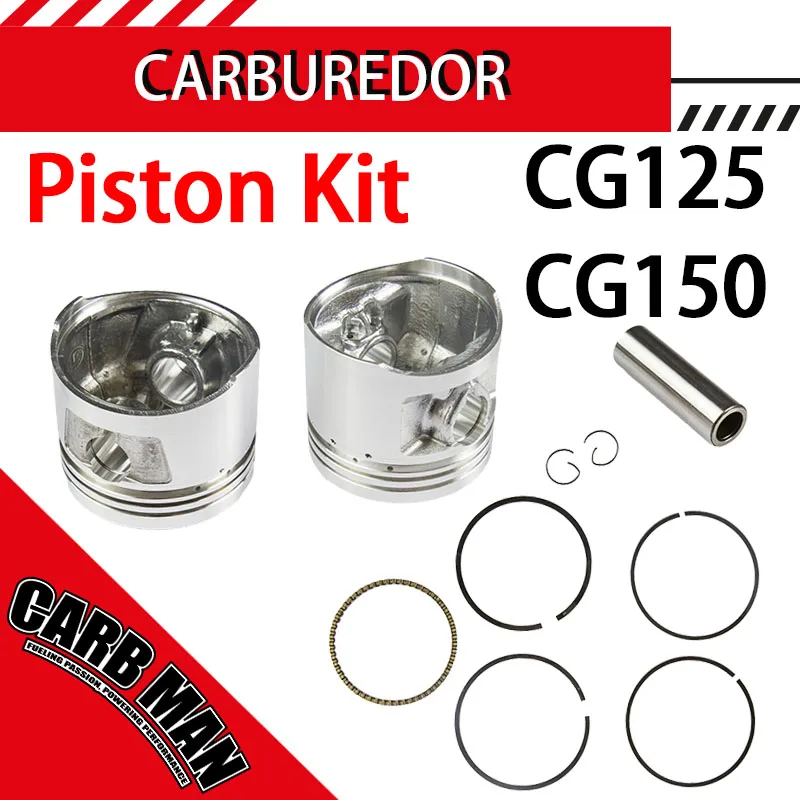

Motorcycle ATV Scooter Motorbike Cylinder Piston Assy For Honda TMX125 150 200 PZ26 27 30 CG125 CG175 CG200 CG250 NXR125 Engine