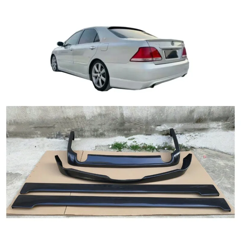 For Toyota Crown 2005-2010 Car Bodykit Front Lip Rear Lip Side Skirts Bumper for Crown Plastic Material