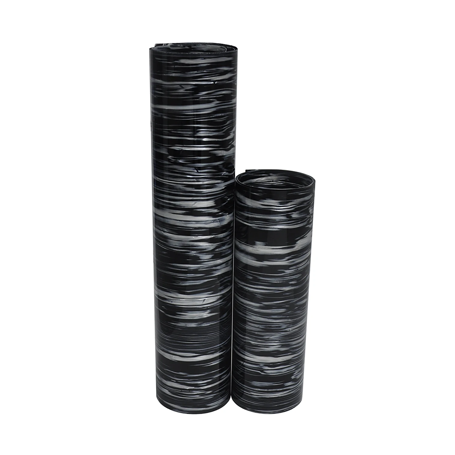 

2Pcs Celluloid Sheet Drum Wrap Musical Instrument Deco Black White Wood Grain 10x60'' and 16x60''