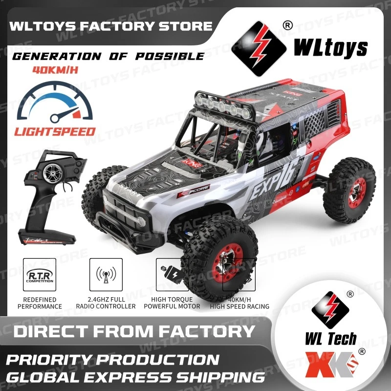 WL RC 124006 1:12 Remote Control Climbing Car Competition 4WD High Speed Off Road Drift Racing Adult Male Toy Model