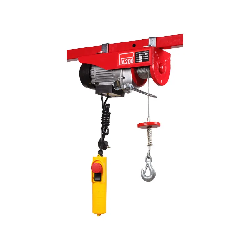 PA1000A 500/1000kg Electric Wire Rope Cable Hoist China Manufacturer Electric Hoist 800kg