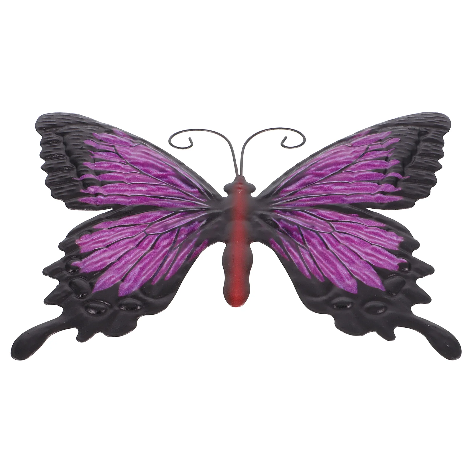 

Wrought Iron Butterfly Pendant Wall Home Ornament Crafts Outdoor Hanging Decoration