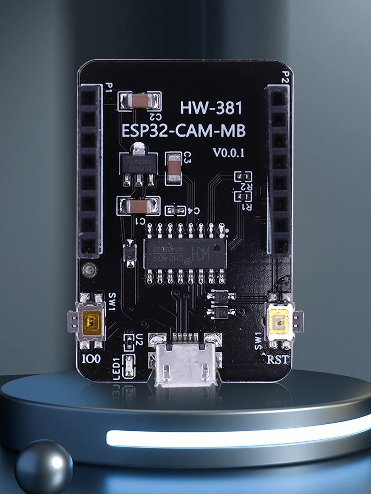 บอร์ดอะแดปเตอร์โปรแกรมมิ่ง ESP32-CAM-MB รองรับ WIFI+บลูทูธ พร้อมโมดูลดาวน์โหลด TTL ใช้ไฟ 4.7V-5.3V สำหรับโมดูล ESP32-CAM
