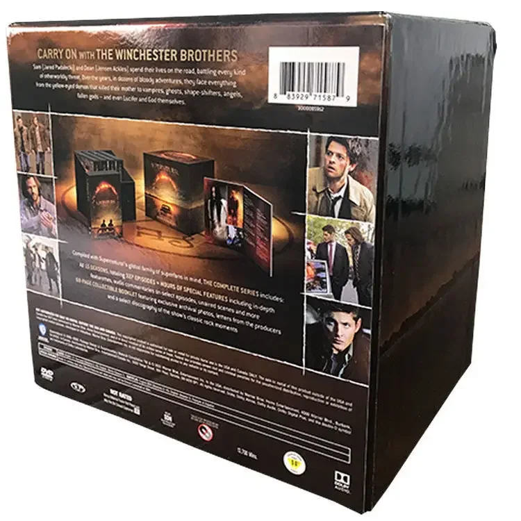 Supernatural horror TV series Volume 1-15 complete version 86DVD collector's edition English version TV series CD