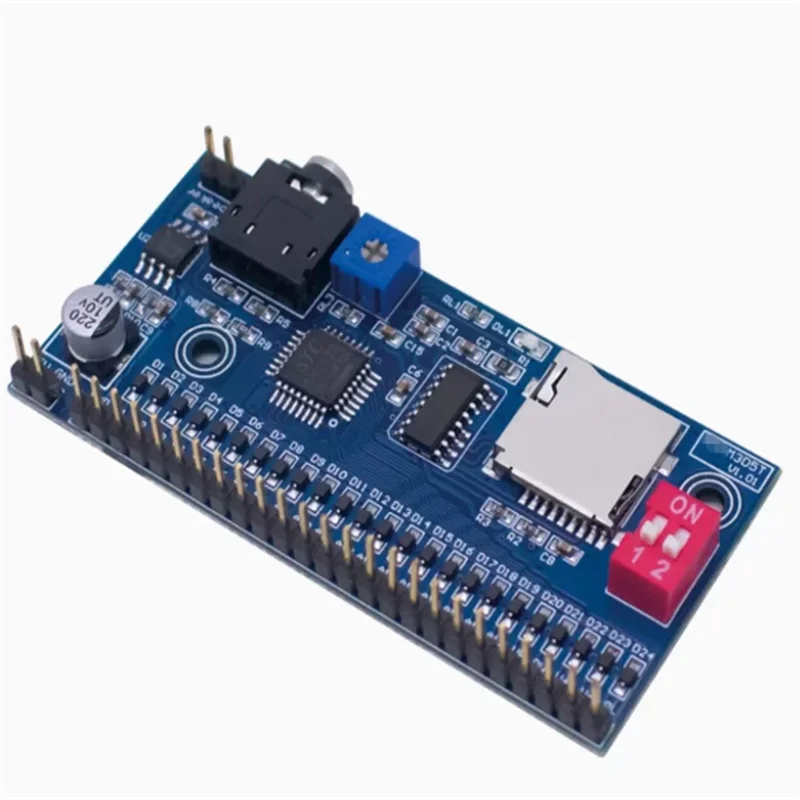 M3D5T Voice Playback Module MP3 Triggers Play Once, Single-Chip DIY Control Prompt Broadcaster