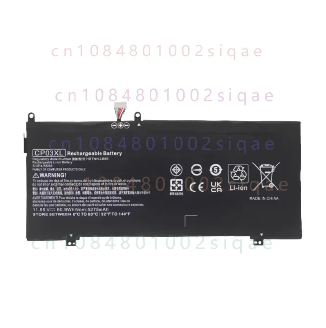 Cp03xl for hp specter x360 13t 13-ae001tu tpn-q199 laptop battery 4900mah