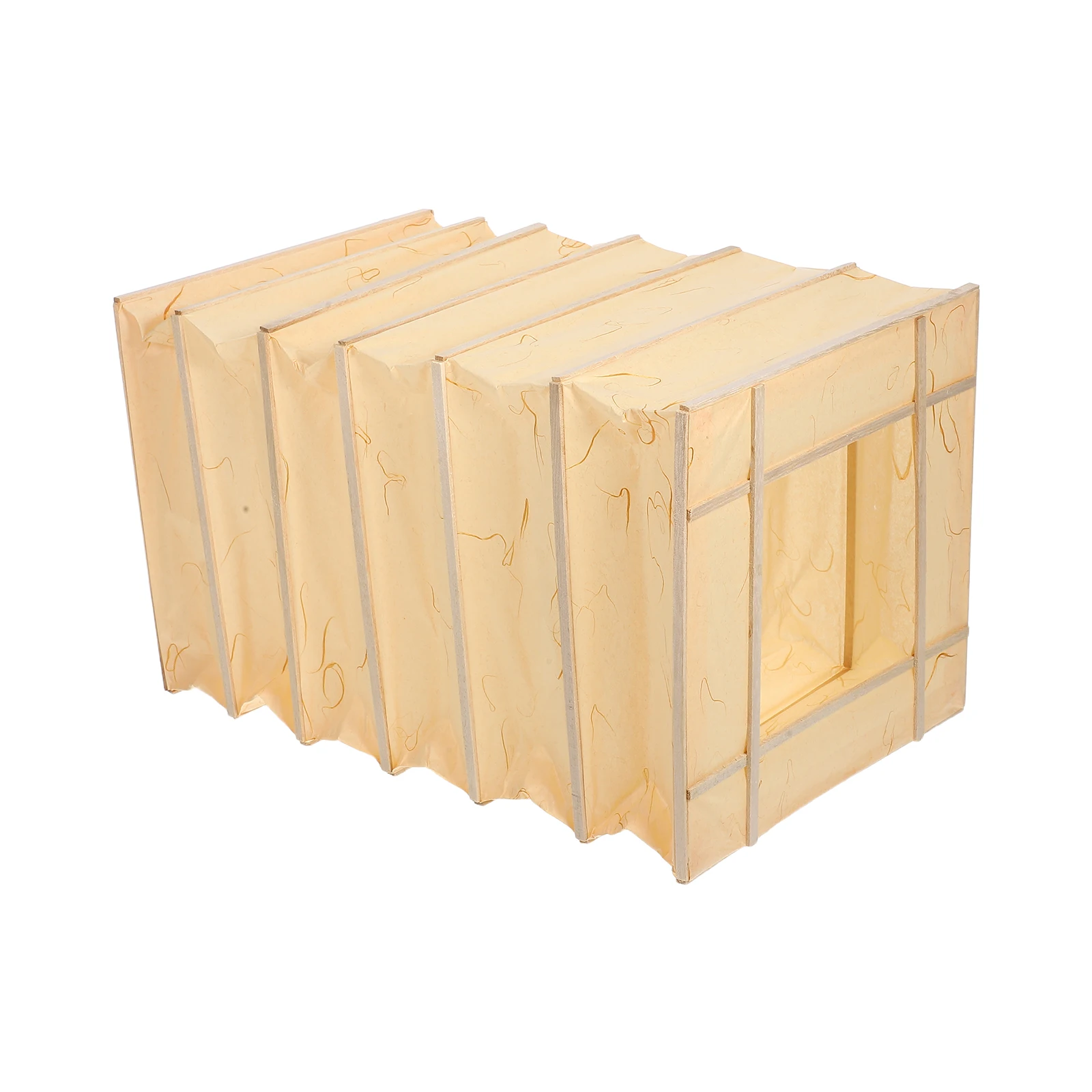 

Складной бумажный абажур, прямоугольный бамбуковый потолочный подвесной фонарь, декоративный светильник в японском стиле для спальни