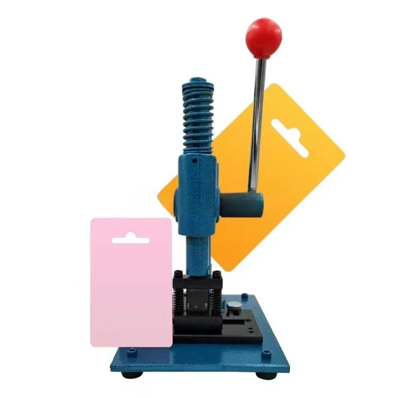 Heavy du Custom Hang Tab Euro Hanger T Shape Hole Punch for PVC Paper