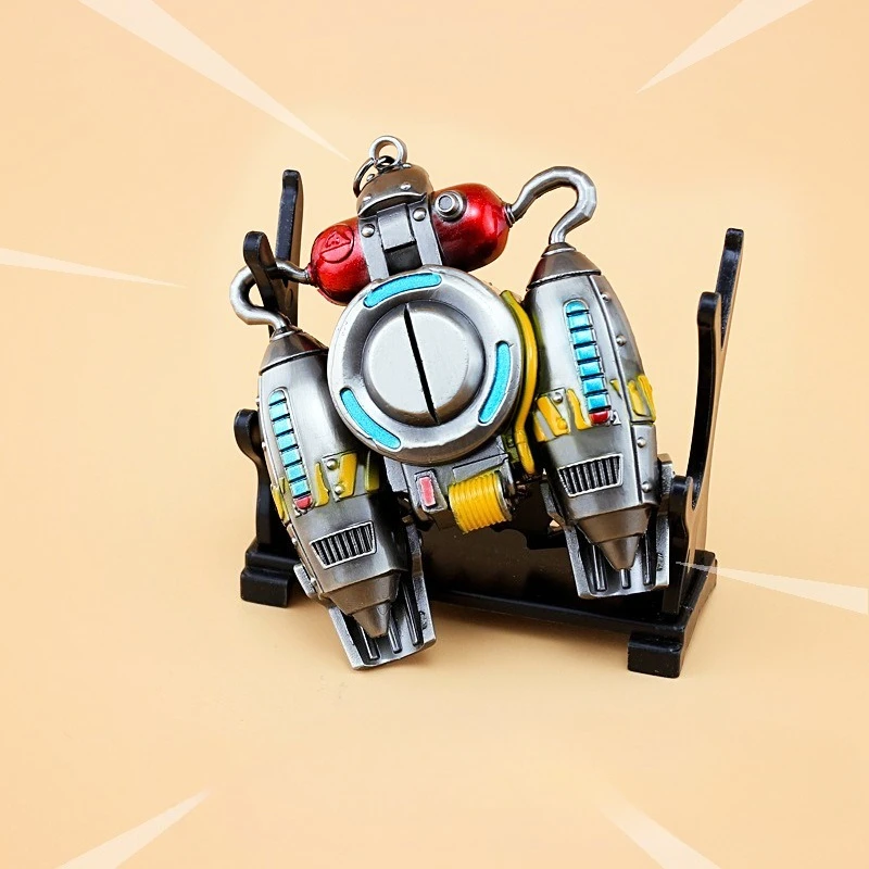 

Брелок Fortnite Jetpack: Аниме-брелок с V-Bucks, монетами, Chug Jug, Med Kit. Эмалированный металлический брелок для ключей от машины, украшение, подарок, игрушка.