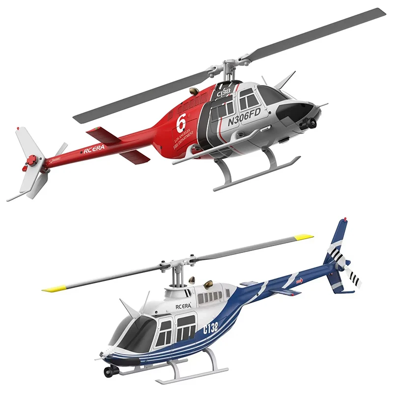 Original RC ERA C138 RC Helicopter 1:33 6CH Single Rotor Free Fixed Altitude Version Aircraft Remote Control Helicopter Toys