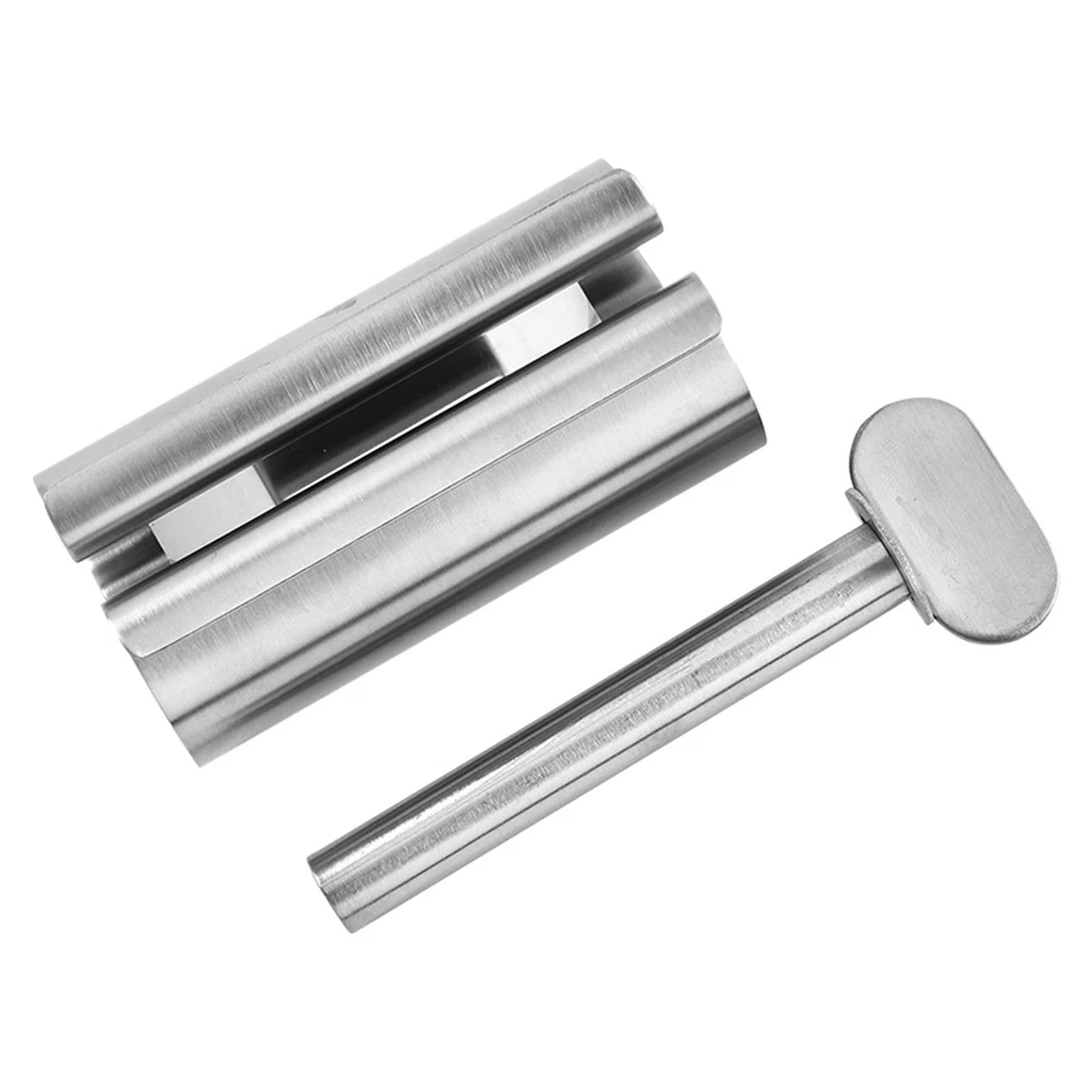 1pc Stainless Steel Wringer Roller Rotate Dispenser for Ointments Cosmetics Bathroom Accessories Toothpaste Squeezer Tube Roller