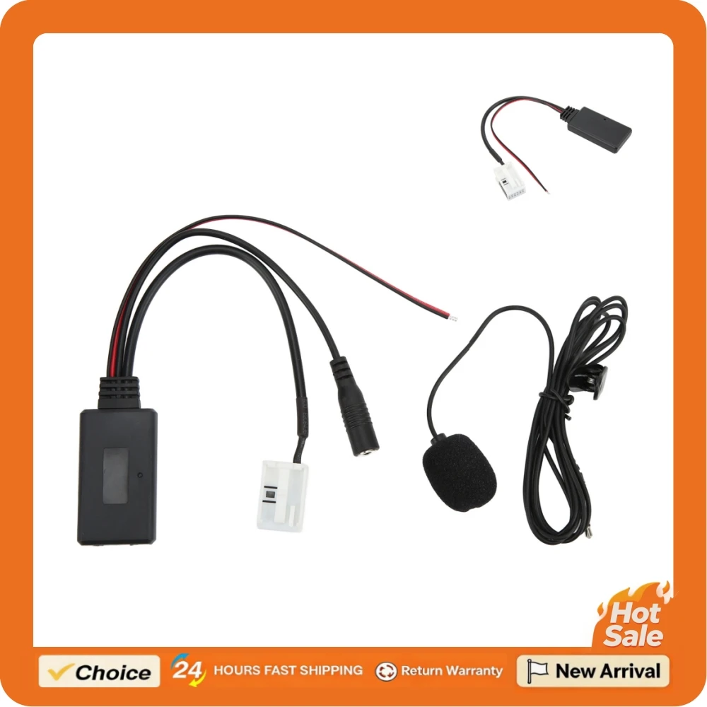 12pin BT 5.0 Module AUX in Cable MP3 Music Adapter Replacement for RCD300 RCD310 RNS300 RNS310 RCD510 Delta 6/7 Premium 6/7