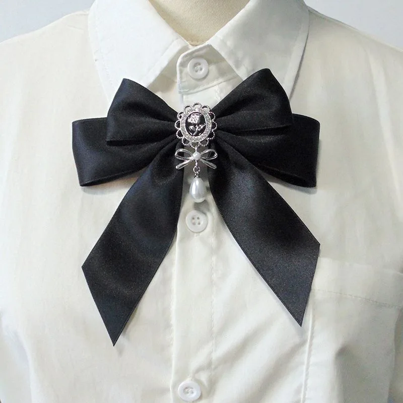 black bow women brooch Woman accesories shirt Jewelry brooches luxury designer pins for women Accessories for jewelry 2025 trend