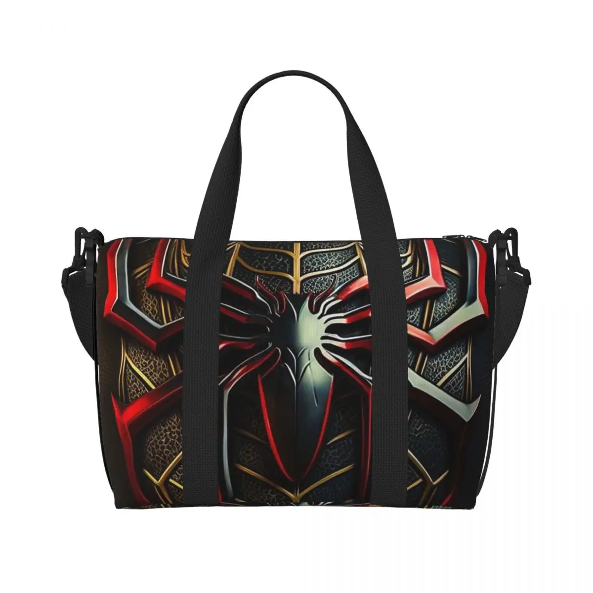 

Custom Spider Cute Tote Bag Women Large Capacity Web Little Animal Cartoon Beach Gym Shoulder Travel Bag