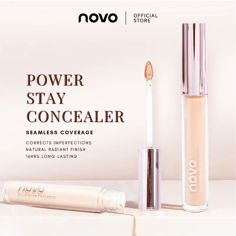 NOVO Refreshing&Nourishing Concealer Is Light and Thin in Texture, Which Partially Modifies Daily Facial Makeup