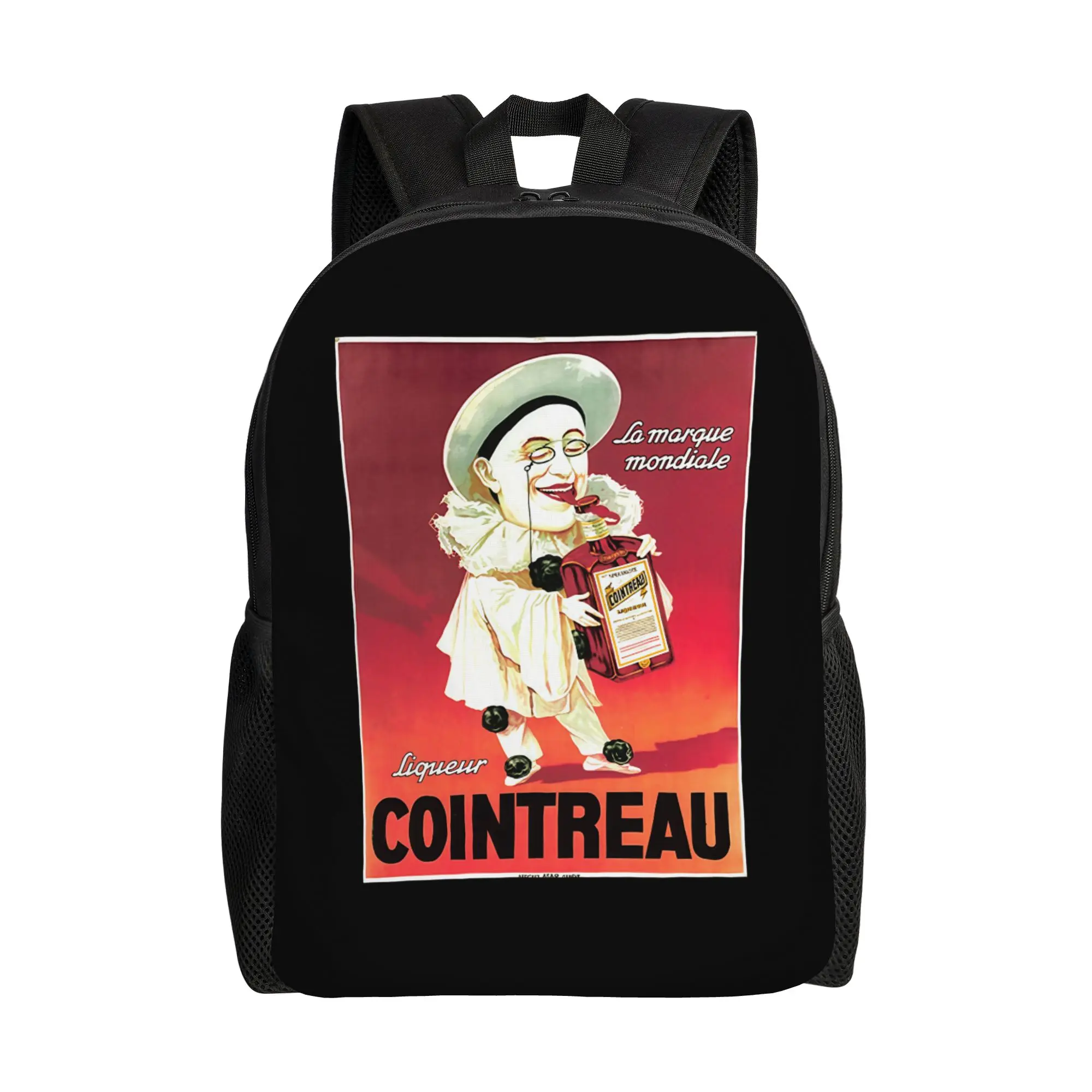 

liqueur CCointreau la marque mondiale vintage poster Schoolbag Men Fashionable Large Capacity Laptop Bag Back To School Season