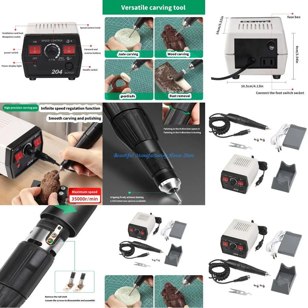 

E56A Efficient Buffing Machine Carving Tool for Jewelry Metal and Plastic Work