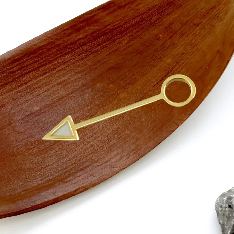 Puntero de reloj de color manual NH34A de 8,5mm para Rolextbes NH34, pieza modificada de movimiento, reemplazo, ajuste del zona horaria, manecillas mecánicas