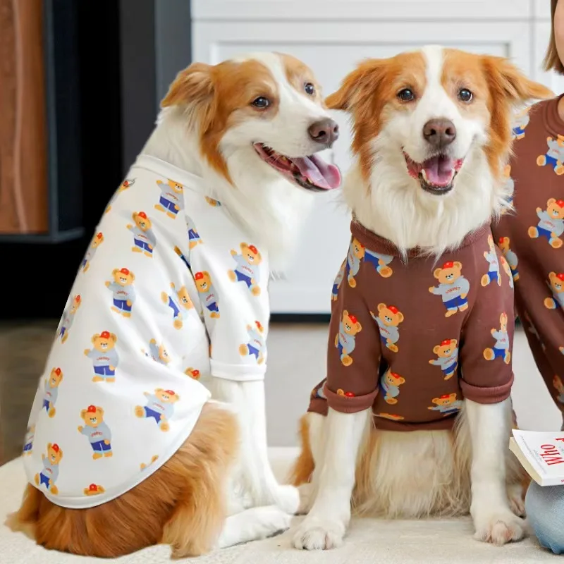 

Large Pet Dog Clothing XS-6XL Winter Warm Dog Clothes For Labrador Base Shirt Big Dog Coat Chihuahua French Bulldog Outfits