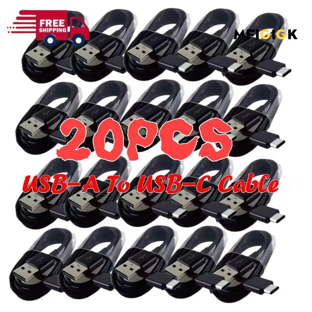 

MFIGlGK Bulk Lot 20x USB C Кабель 4 фута Быстрое зарядное устройство Тип C Шнур для S8 S9 S10 Note10 Android для Google для XiaomiMFIGK
