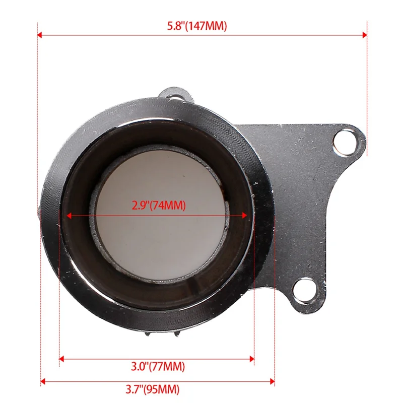 

5 Bolt 3" V-Band Flange Adaptor Car Turbo For T3/T4 Turbocharger Flange Adaptor Parts