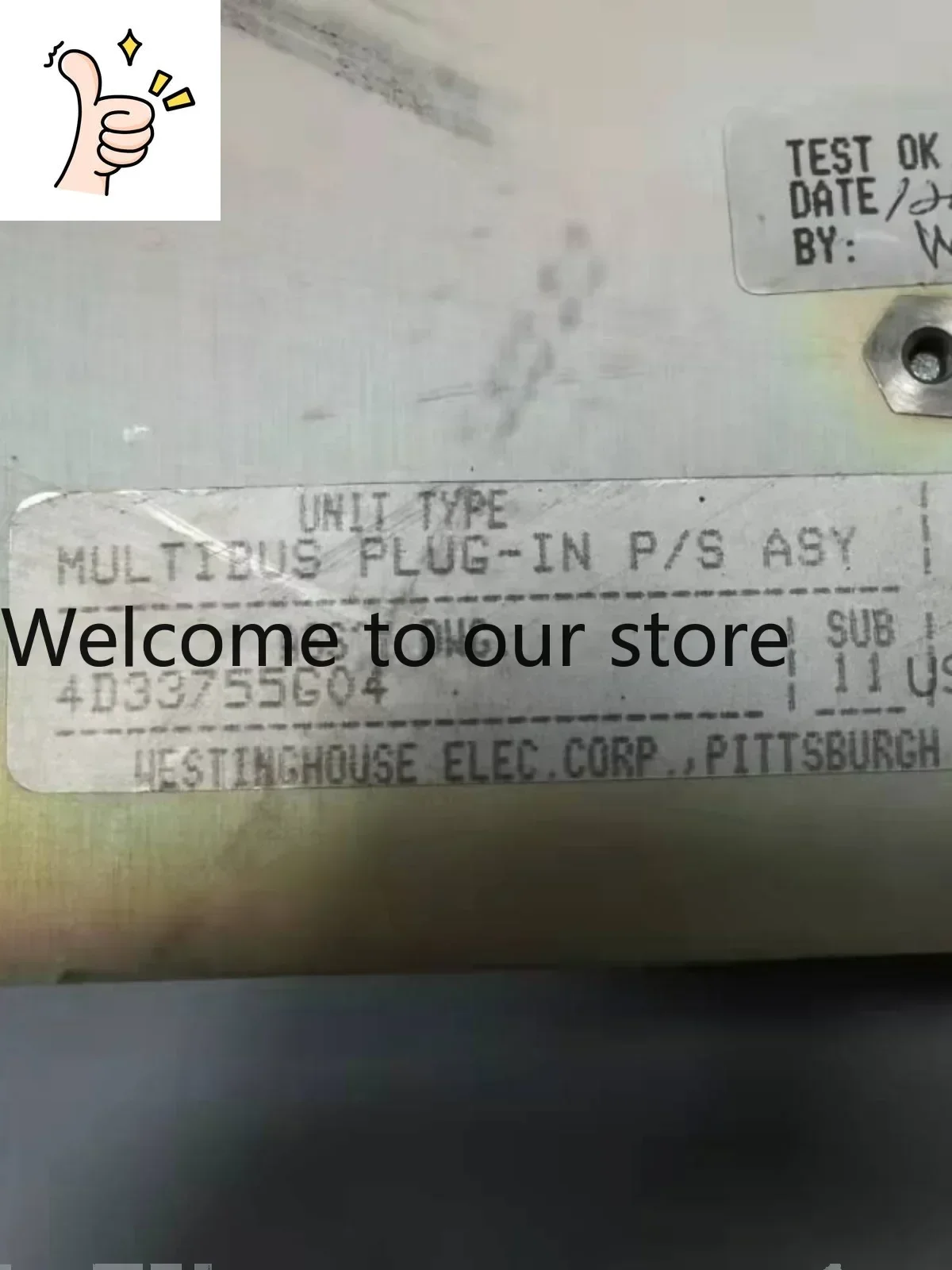 Placa de alimentación WESTINGHOUSE MPS512-A original 2025 Spot 4256A67G01 4D33755G04