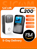 SJCAM C200 4K HD Action Camera 5M Body Waterproof Portability Mini Camera 154° FOV Zoom Lens 2.4G WiFi Sports Cam For Vlogging