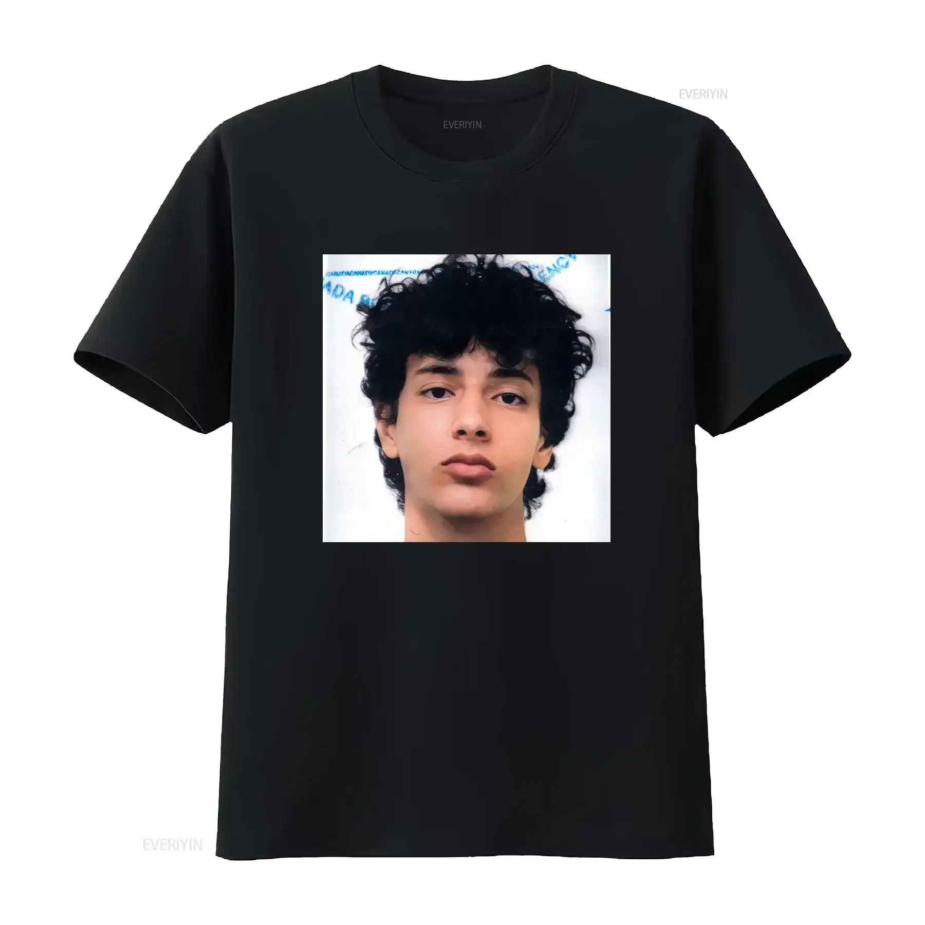 Hamzah The Fantastic Merch Mugshot T Shirt Casual Fashion vintage Washed Stylish Stretched Slightly fashion streetwear Soft