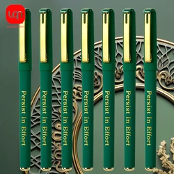 WQN-3/6/12PCS Frosted Green Neutral Gel Pen 0.7mm Tip Green Ink Smooth Writing Student Office Supplies