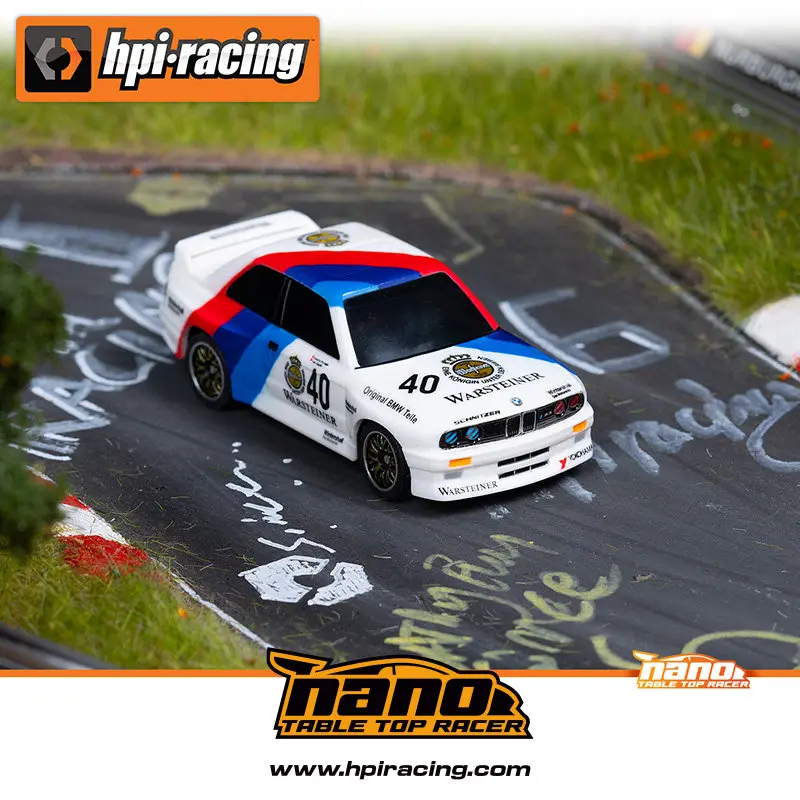 Hot HPI-Racing Nano TTR 1/64 Scale 2.4G 4WD Mini Drift Car Full Scale Rear Drive RC RTR Electric Remote Control Car Model Toy
