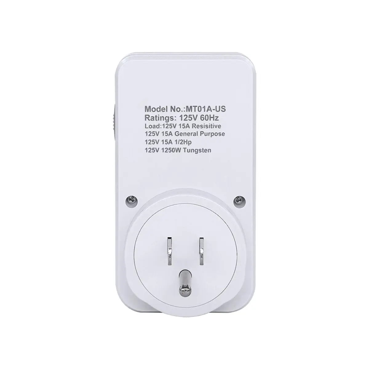 (ABGQ) Indoor Mini 24-Hour Mechanical Outlet Timer, Dual Pack with 3-Prong Design US Plug