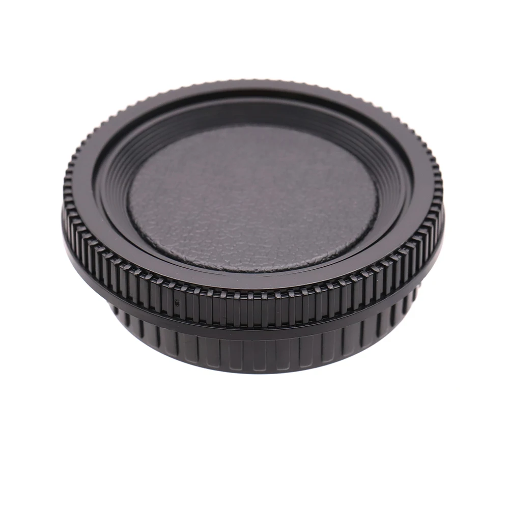 Rear Lens Body Cap Camera Cover Anti-dust Protection Plastic Black For Minolta MD MC SLR Camera Cap Set