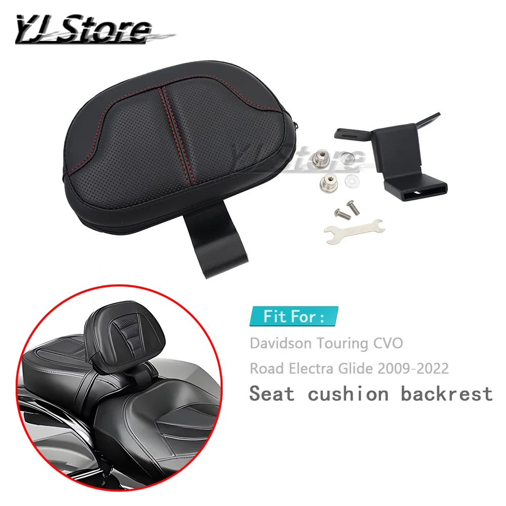 

Fit For Harley Davidson Touring CVO Road Electra Glide 2009-2022 Motorcycle Front Driver Rider Backrest Pad