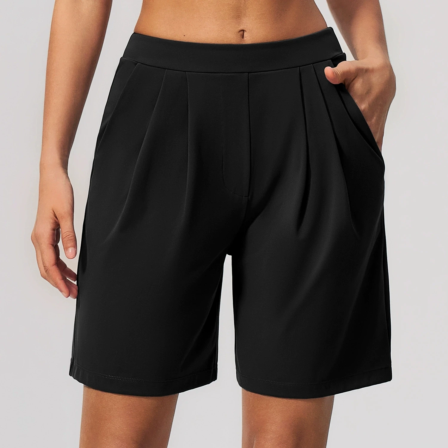 Women Solid Color Sports Short - J-Yoga Fitness ulasan dan harga