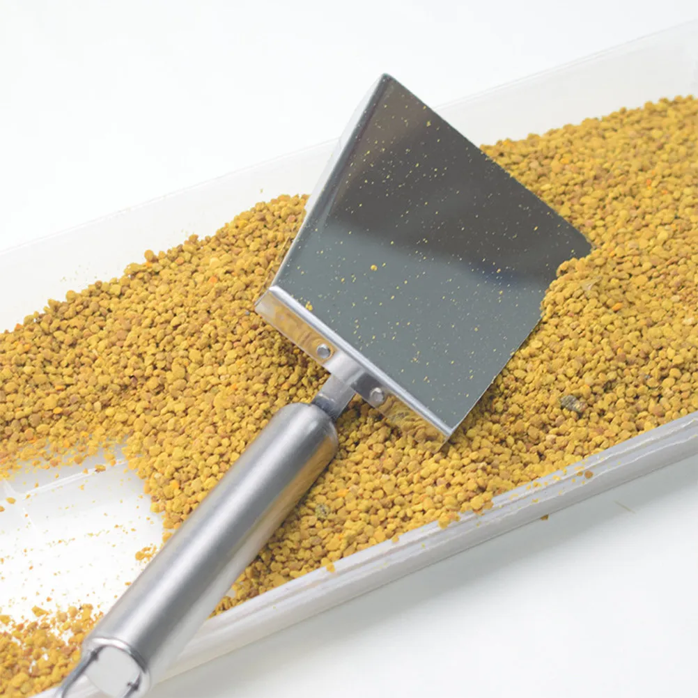 Stainless Steel Pollen Shovel Beekeeping Cleaning Tool Professional Honey Extractor Hive Scraper Rust Resistant