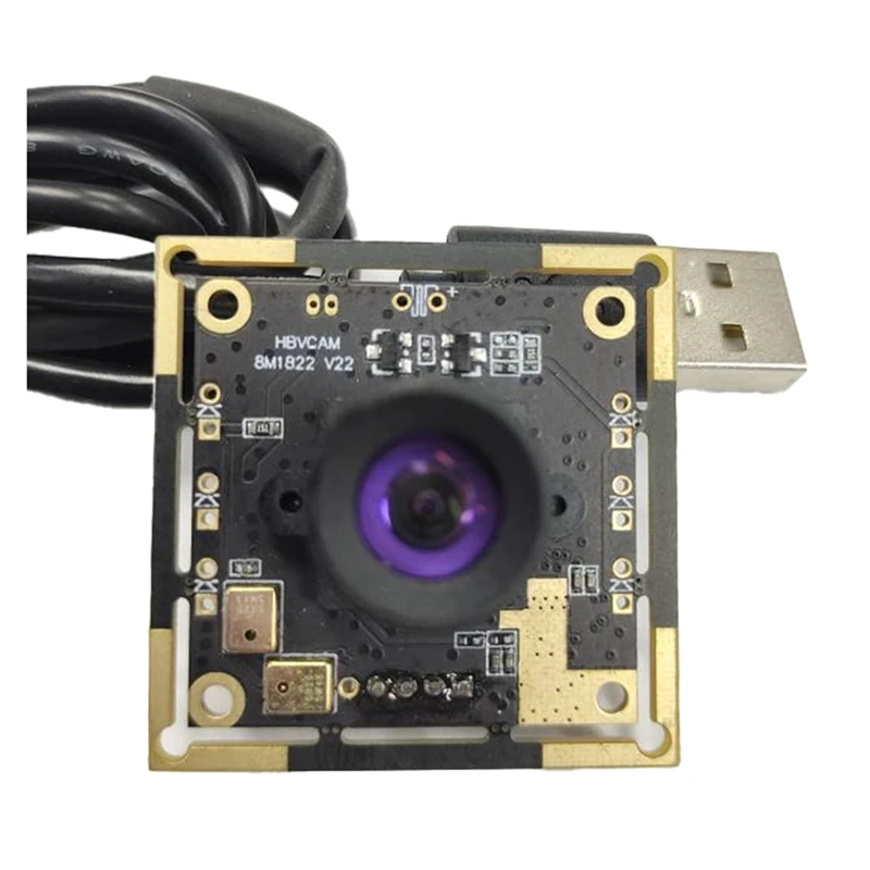 B03B-Webcam IMX179 30Fps 2M Cable 3Mm Lens No Distortion,USB Camera Module,Compatible For Autodarts.Io Scoring System