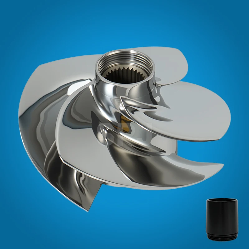 Specific 4-Blade Jet Ski Pump Impeller for Seadoo Wake Supercharged 215 PWC Parts 159mm Jet Boat Impeller