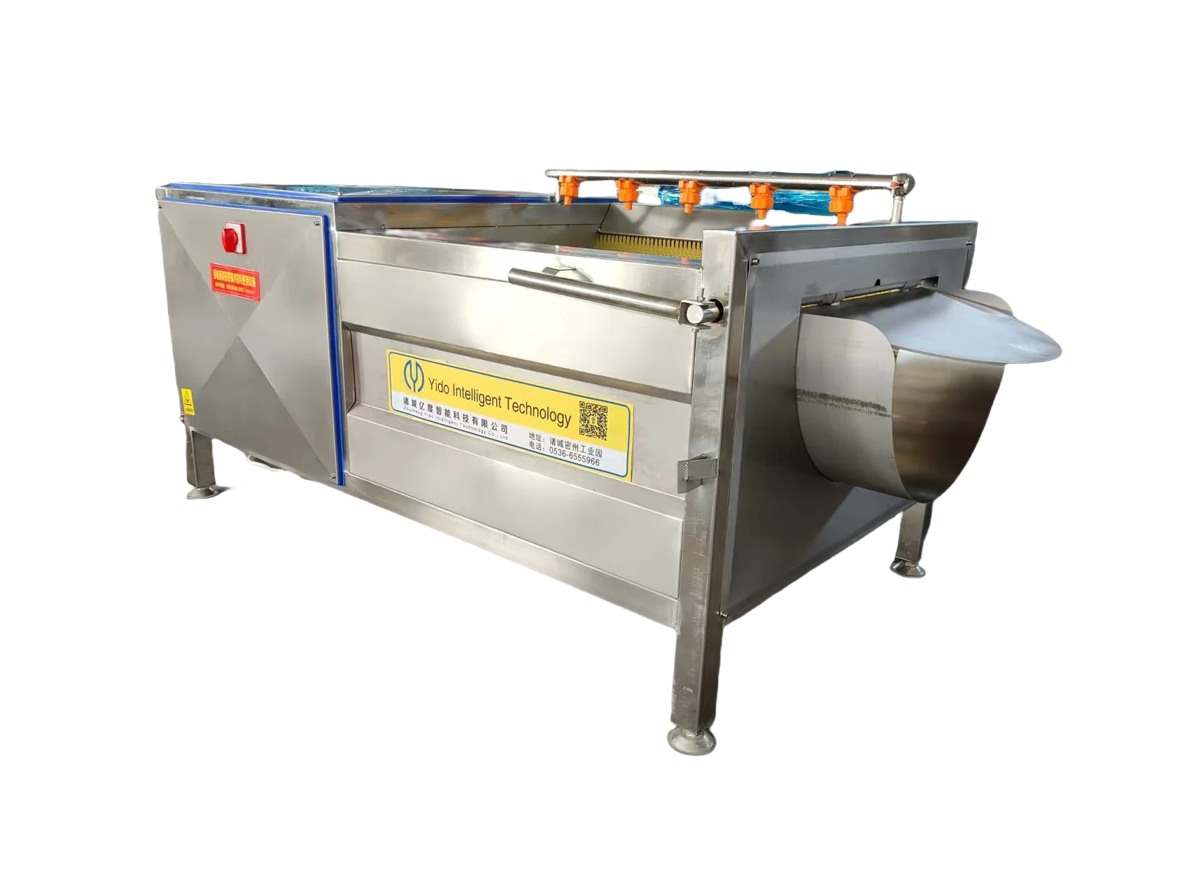 Industrial Cassava Washing and Peeling Machine Potato Washing Peeling Machine Fish Skinning Machine