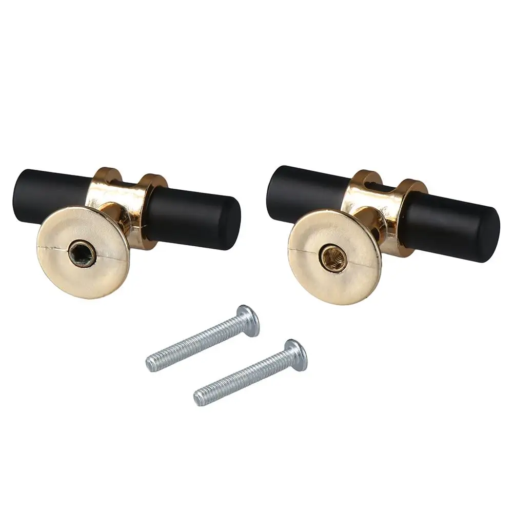 Picture 6: for Drawers Single Hole Aluminum Alloy Cupboard Handle Door Knob Cabinet Knobs Matte Black and Gold